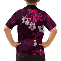 Fiji Masi Hawaiian Shirt Fijian Hibiscus Tapa Pink Version LT01 - Polynesian Pride