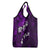 Fiji Masi Grocery Bag Fijian Hibiscus Tapa Purple Version