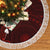 Fiji Masi Tree Skirt Fijian Hibiscus Tapa Red Version LT01 - Polynesian Pride