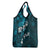 Fiji Masi Grocery Bag Fijian Hibiscus Tapa Sky Blue Version