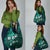 Fiji Masi Grocery Bag Fijian Hibiscus Tapa Turquoise Version