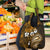 Fiji Masi Paisley With Hibiscus Tapa Grocery Bag Gold Version