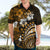 Fiji Masi Paisley With Hibiscus Tapa Hawaiian Shirt Gold Version LT01 - Polynesian Pride