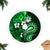 Fiji Masi Paisley With Hibiscus Tapa Tree Skirt Green Version LT01 Fringed Tree Skirts Green - Polynesian Pride