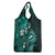 Fiji Masi Paisley Grocery Bag Fijian Hibiscus Tapa Turquoise Version