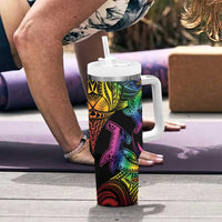 LGBT History Month Tumbler With Handle Polynesian Hammerhead Shark