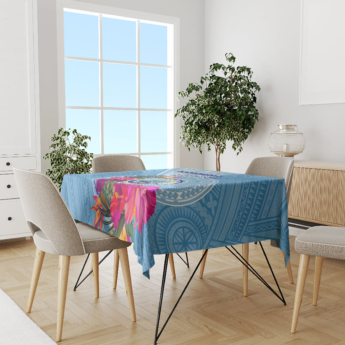 Micronesia Culture Day Tablecloth Tribal Pattern Tropical Style LT01 - Polynesian Pride