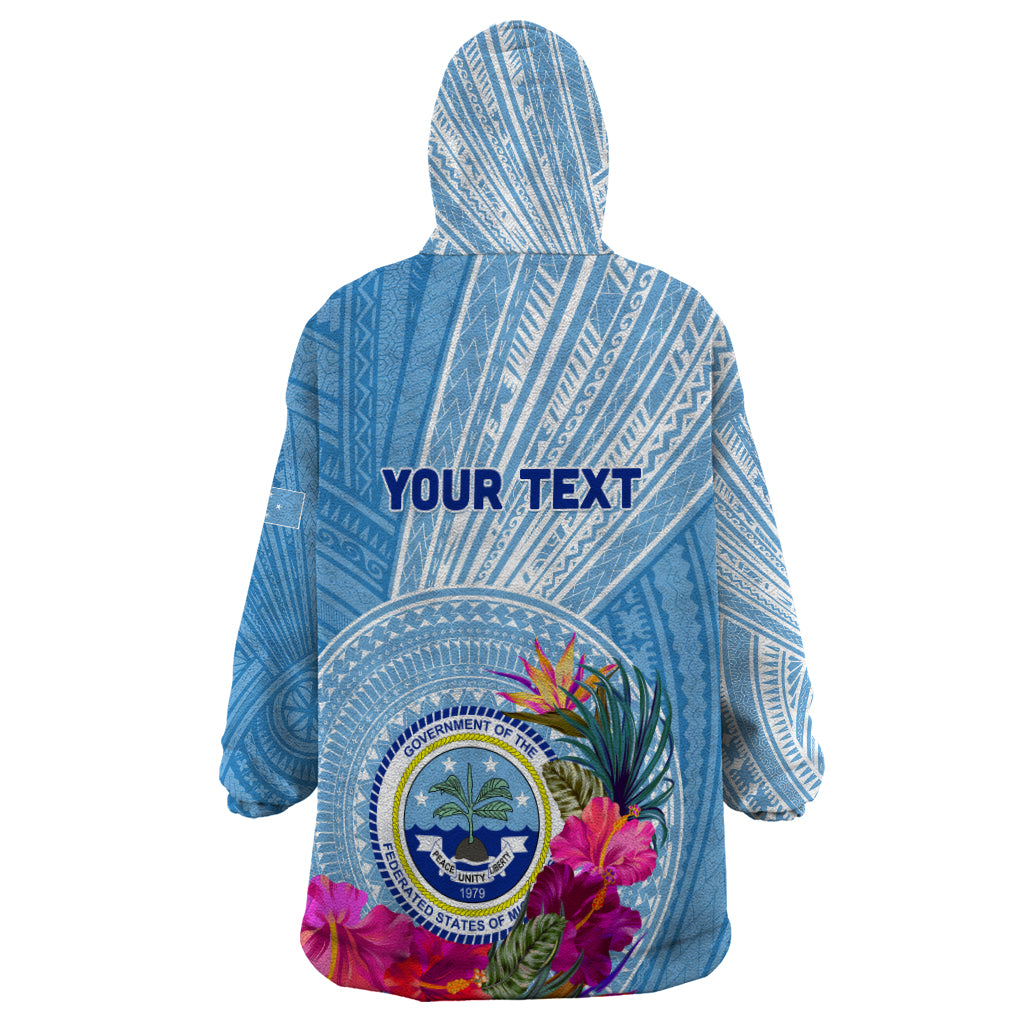 Micronesia Culture Day Wearable Blanket Hoodie Tribal Pattern Tropical Style LT01 - Polynesian Pride