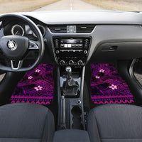 FSM Chuuk State Car Mats Tribal Pattern Pink Version LT01 - Polynesian Pride