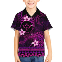 FSM Kosrae State Hawaiian Shirt Tribal Pattern Pink Version LT01 - Polynesian Pride
