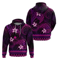 FSM Pohnpei State Zip Hoodie Tribal Pattern Pink Version LT01 - Polynesian Pride