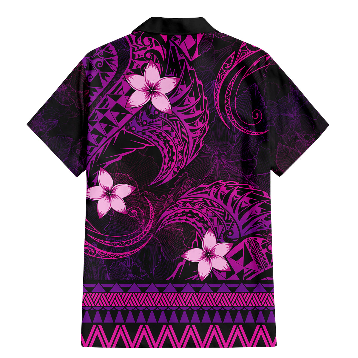 FSM Yap State Family Matching Mermaid Dress and Hawaiian Shirt Tribal Pattern Pink Version LT01 - Polynesian Pride