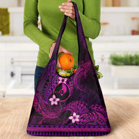 FSM Yap State Grocery Bag Tribal Pattern Pink Version LT01 - Polynesian Pride