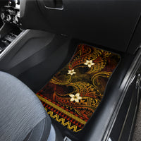 FSM Chuuk State Car Mats Tribal Pattern Gold Version LT01 - Polynesian Pride