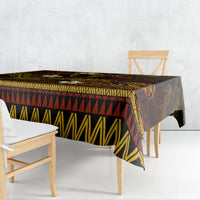 FSM Chuuk State Tablecloth Tribal Pattern Gold Version LT01 - Polynesian Pride