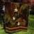 FSM Kosrae State Quilt Tribal Pattern Gold Version LT01 - Polynesian Pride