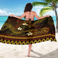 FSM Kosrae State Sarong Tribal Pattern Gold Version LT01 - Polynesian Pride