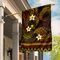 FSM Pohnpei State Garden Flag Tribal Pattern Gold Version