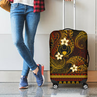 FSM Pohnpei State Luggage Cover Tribal Pattern Gold Version