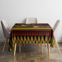 FSM Pohnpei State Tablecloth Tribal Pattern Gold Version