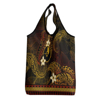 FSM Yap State Grocery Bag Tribal Pattern Gold Version LT01 - Polynesian Pride