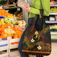 FSM Yap State Grocery Bag Tribal Pattern Gold Version LT01 - Polynesian Pride