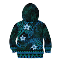 FSM Chuuk State Kid Hoodie Tribal Pattern Ocean Version LT01 - Polynesian Pride