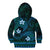 FSM Chuuk State Kid Hoodie Tribal Pattern Ocean Version LT01 - Polynesian Pride