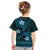 FSM Chuuk State Kid T Shirt Tribal Pattern Ocean Version LT01 - Polynesian Pride