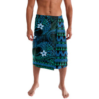 FSM Kosrae State Lavalava Tribal Pattern Ocean Version LT01 Blue - Polynesian Pride