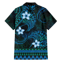 FSM Yap State Hawaiian Shirt Tribal Pattern Ocean Version LT01 - Polynesian Pride