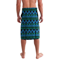 FSM Yap State Lavalava Tribal Pattern Ocean Version LT01 - Polynesian Pride