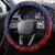 Northern Mariana Islands 4th of July Steering Wheel Cover Plumeria USA Eagle