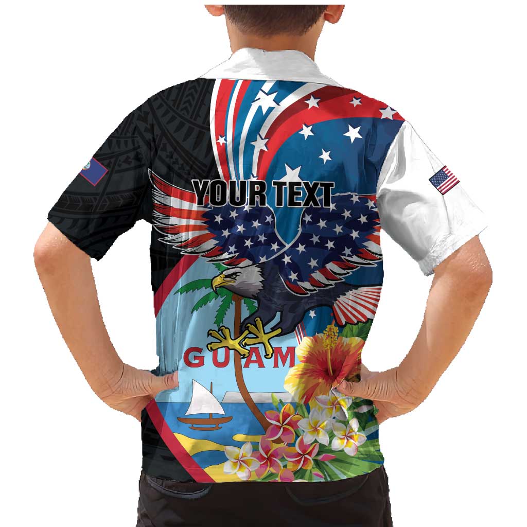Personalized Guam Fourth of July Family Matching Mermaid Dress and Hawaiian Shirt Tropical Flowers LT01 - Polynesian Pride