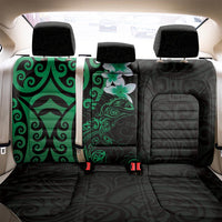 New Zealand Tuatara Plumeria Back Car Seat Cover Maori Green Koru Tribal Tattoo LT01 - Polynesian Pride