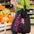 New Zealand Tuatara Plumeria Grocery Bag Maori Pink Koru Tribal Tattoo