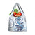 Blue Maori Tuatara Grocery Bag Luxury Pastel Pattern