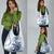 Blue Maori Tuatara Grocery Bag Luxury Pastel Pattern