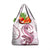 Pink Maori Tuatara Grocery Bag Luxury Pastel Pattern