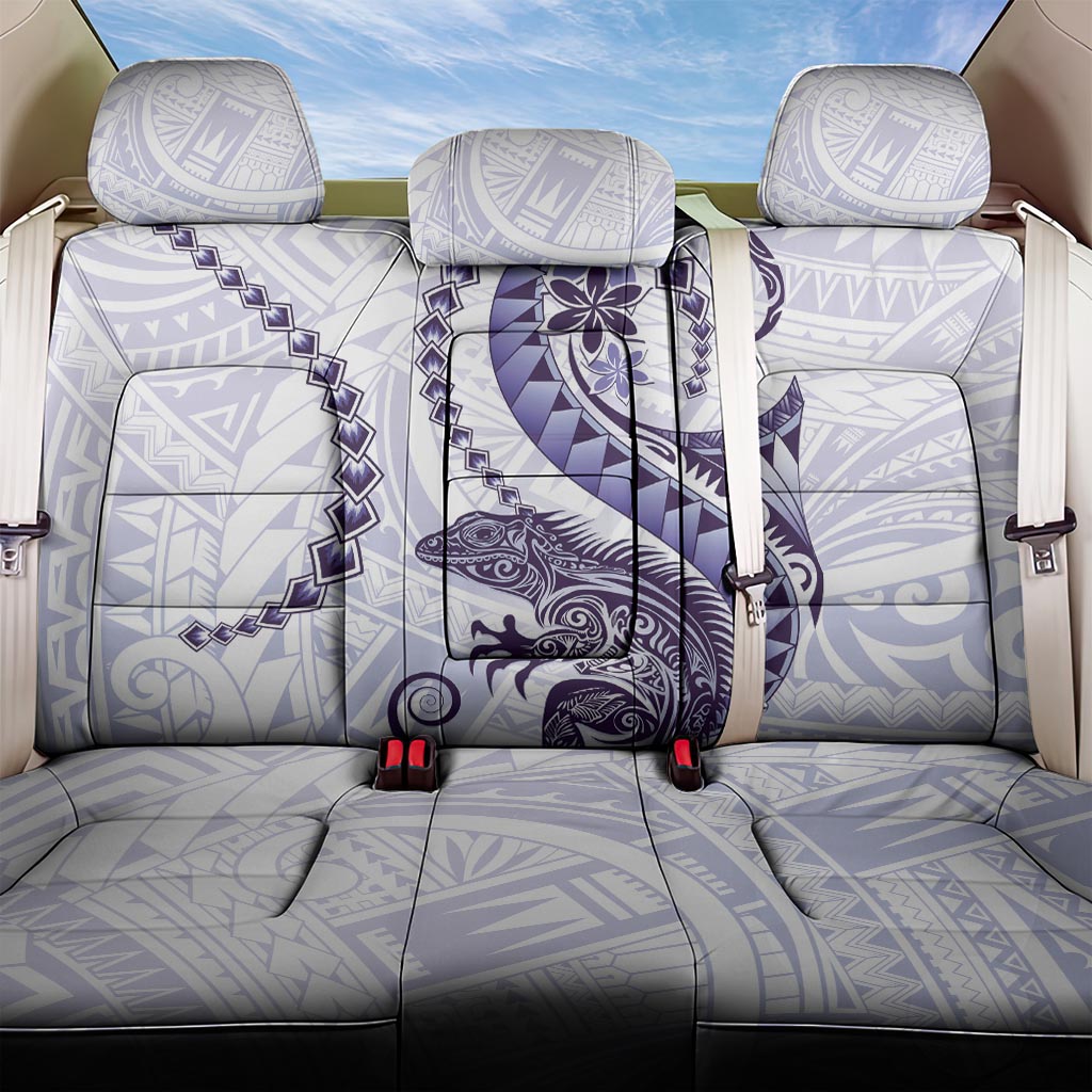 Purple Maori Tuatara Back Car Seat Cover Luxury Pastel Pattern LT01 One Size Purple - Polynesian Pride