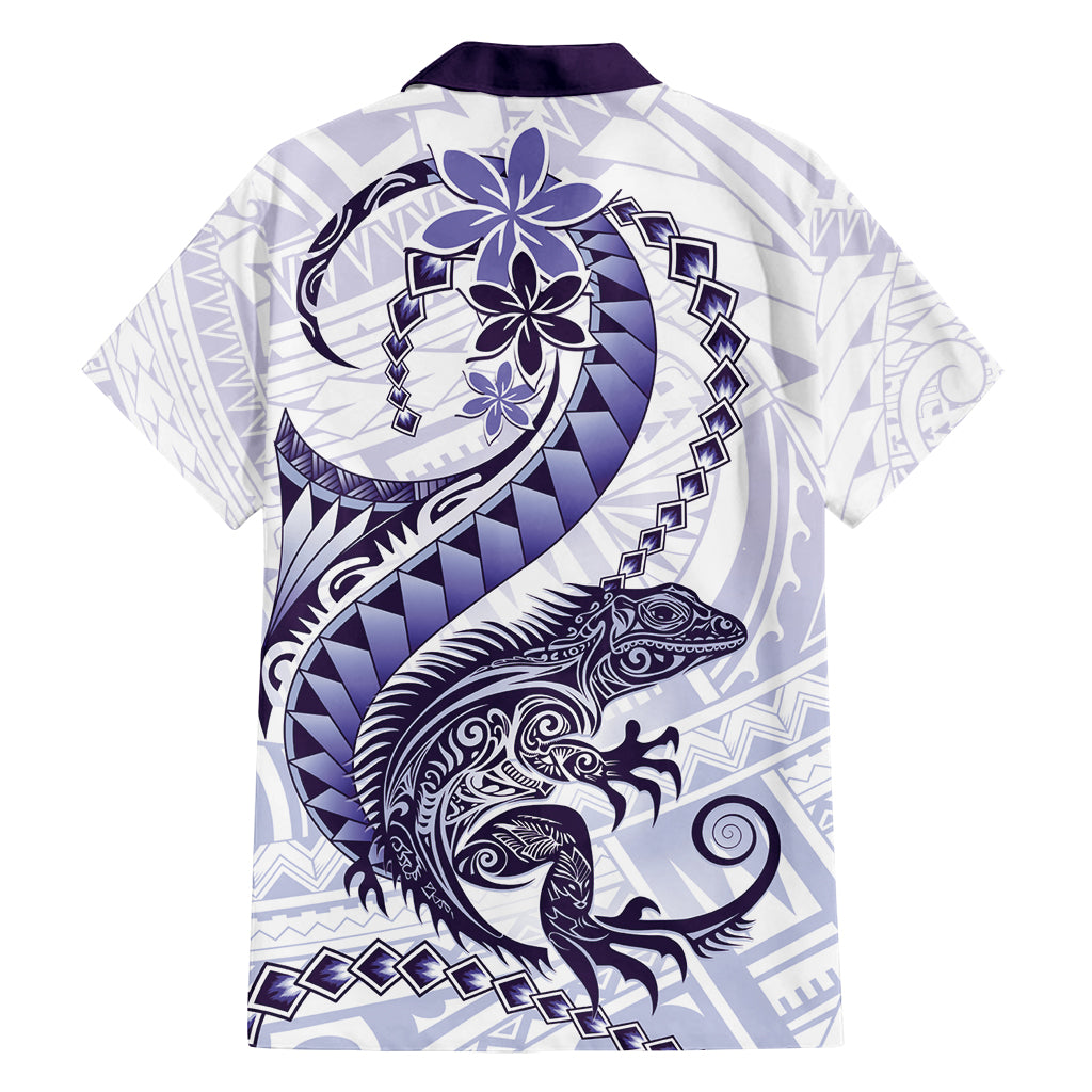 Purple Maori Tuatara Family Matching Long Sleeve Bodycon Dress and Hawaiian Shirt Luxury Pastel Pattern LT01 - Polynesian Pride