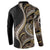 Hawaii Pineapple Brown Tribal Pattern Button Sweatshirt - Polynesian Pride