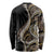 Hawaii Pineapple Brown Tribal Pattern Long Sleeve Shirt - Polynesian Pride
