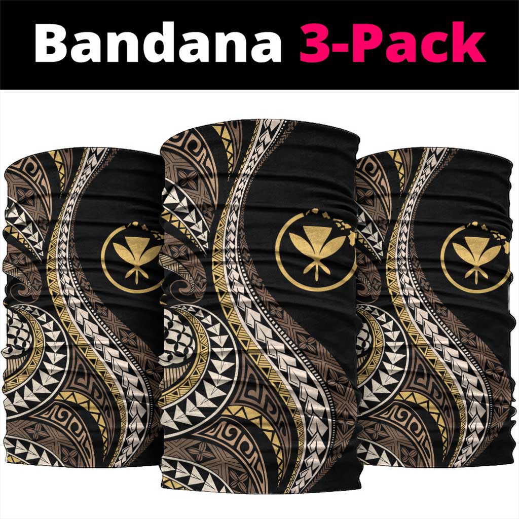 Hawaii Pineapple Brown Tribal Pattern Neck Gaiter LT01