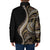 Hawaii Pineapple Brown Tribal Pattern Padded Jacket - Polynesian Pride