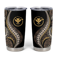 Hawaii Pineapple Brown Tribal Pattern Tumbler Cup LT01 Brown - Polynesian Pride