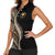 Hawaii Pineapple Brown Tribal Pattern Women Sleeveless Polo Shirt - Polynesian Pride