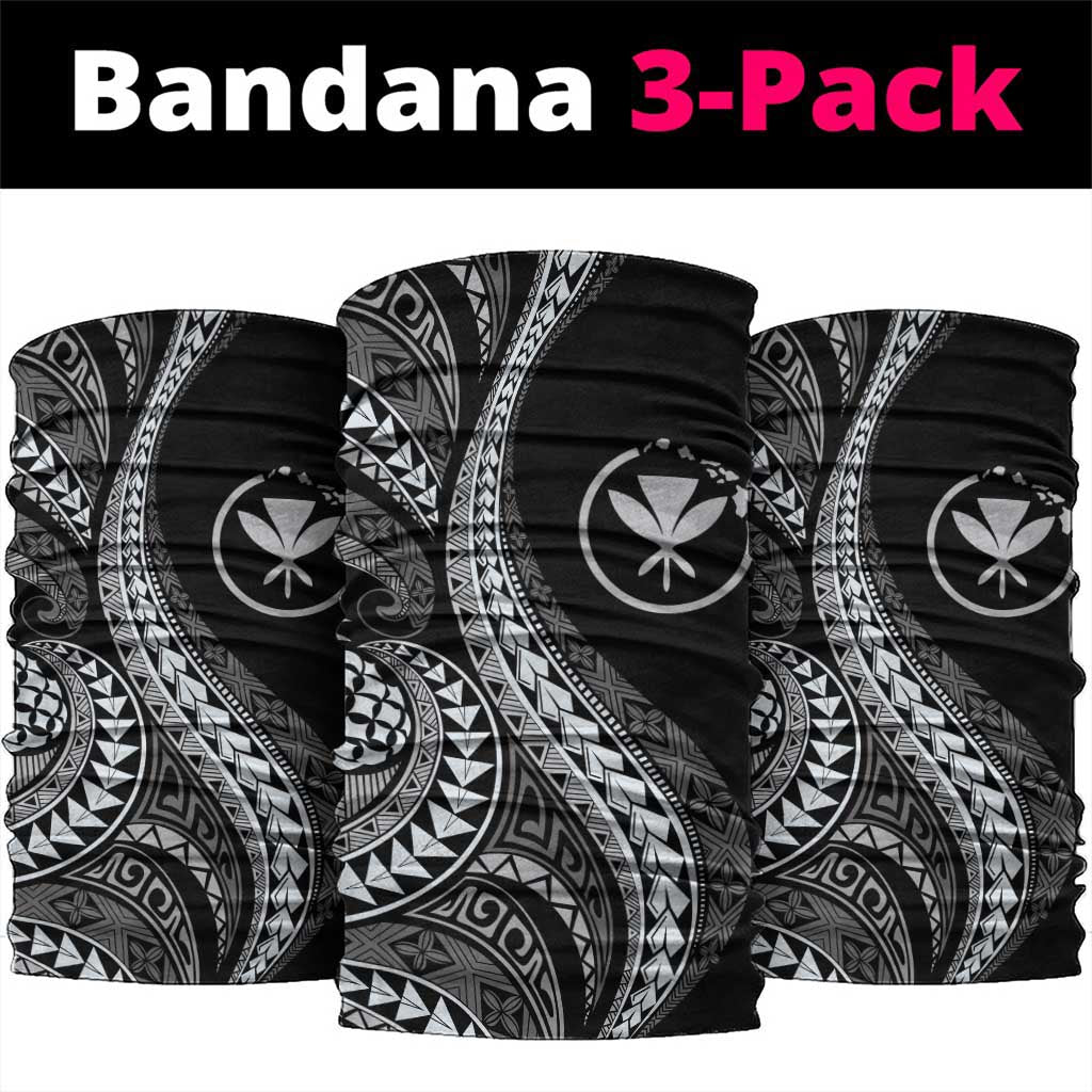 Hawaii Pineapple Gray Scale Tribal Pattern Neck Gaiter LT01