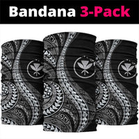 Hawaii Pineapple Gray Scale Tribal Pattern Neck Gaiter LT01