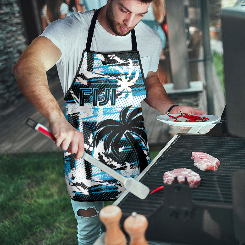 Fijian Rugby Apron Grunge Palm Stylized LT01 - Polynesian Pride